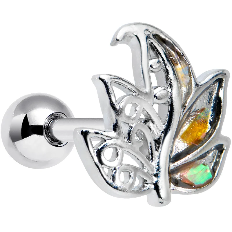 Women's Earrings – Elegant Designs for Every Personality--16 Gauge 1/4 Autumnal Colors Maple Leaf Cartilage Tragus Earring Women's Earrings – Elegant Designs for Every Personality--16 Gauge 1/4 Autumnal Colors Maple Leaf Cartilage Tragus Earring