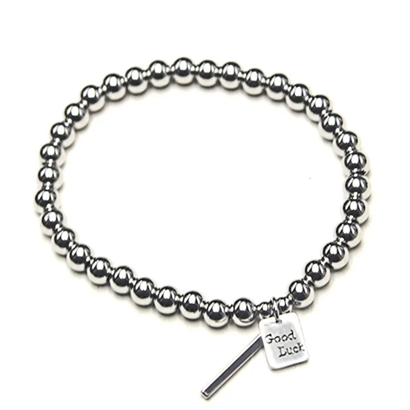 Fashionable Bracelets for Men with Multicolored Beads-Buddha Stones Titanium Steel Good Luck Balance Bracelet Fashionable Bracelets for Men with Multicolored Beads-Buddha Stones Titanium Steel Good Luck Balance Bracelet