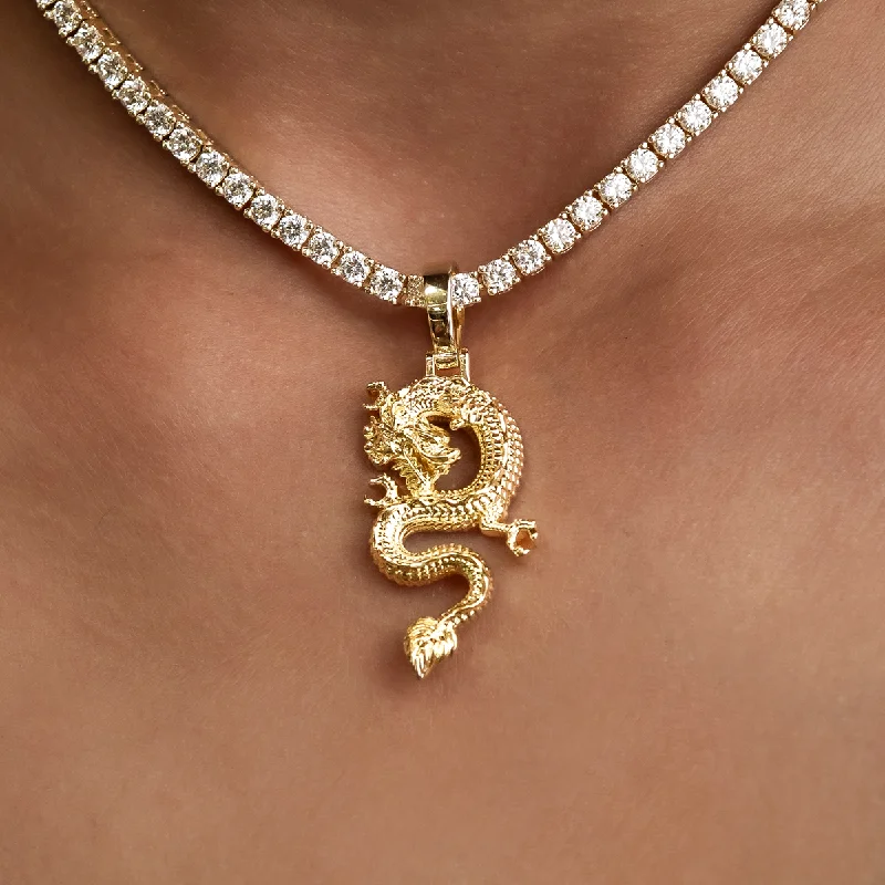 Shop Classic Women's  Necklaces & Pendants with a Modern Twist-Dragon Pendant