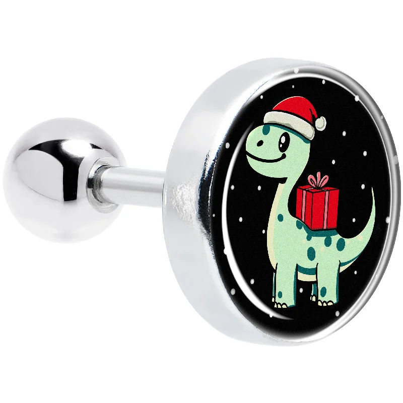 Women's Earrings – Elegant Designs for Every Personality--Christmas Holiday Dinosaur Tragus Cartilage Earring