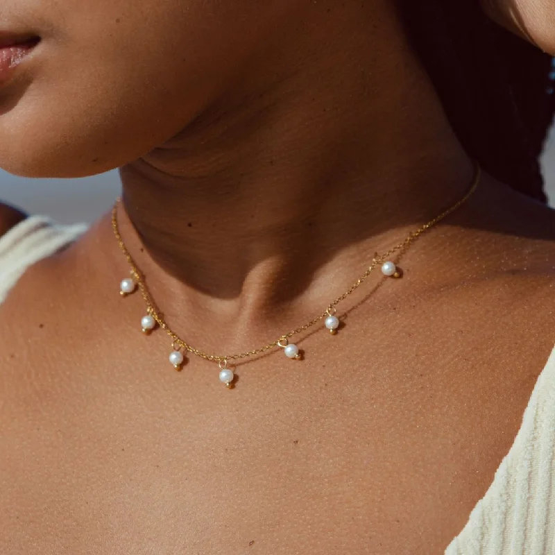 Shop Classic Women's  Necklaces & Pendants with a Modern Twist-Pearl Droplet Necklace