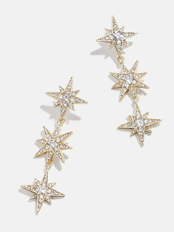 Women's Earrings – Elegant Designs for Every Personality--Jupiter Earrings - Gold/Pavé