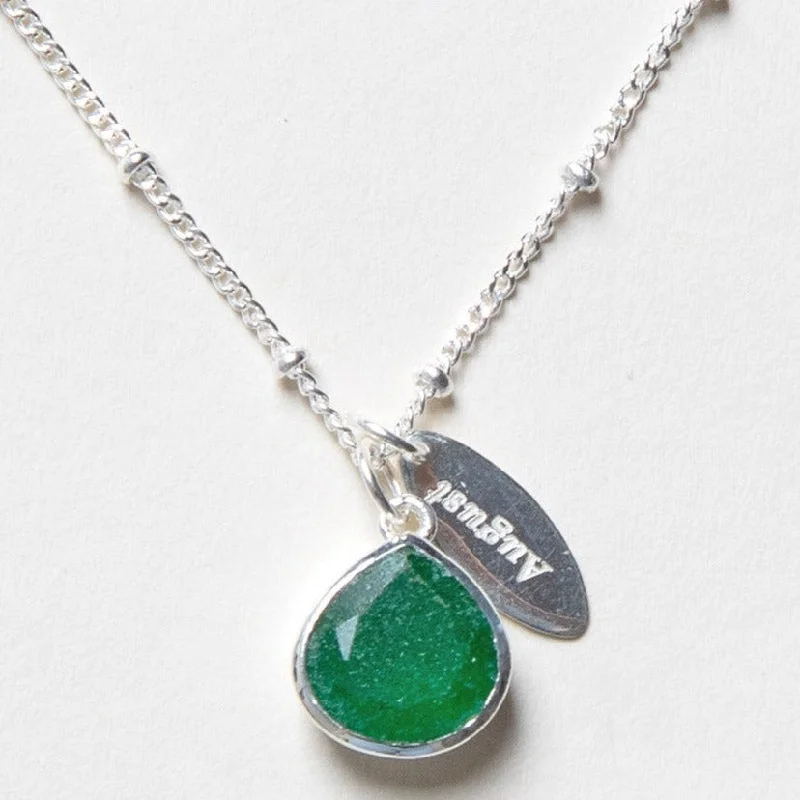 Exclusive Men's Necklaces & Pendants for the Modern Gentleman-August Green Jade Birthstone Necklace Exclusive Men's Necklaces & Pendants for the Modern Gentleman-August Green Jade Birthstone Necklace