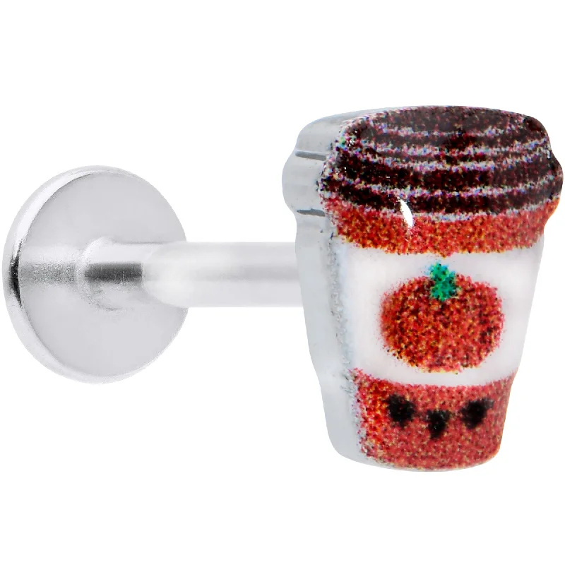 Stunning Lip Rings for Special Occasions16 Gauge 5/16 Sweet Pumpkin Latte Autumn Labret Monroe Tragus