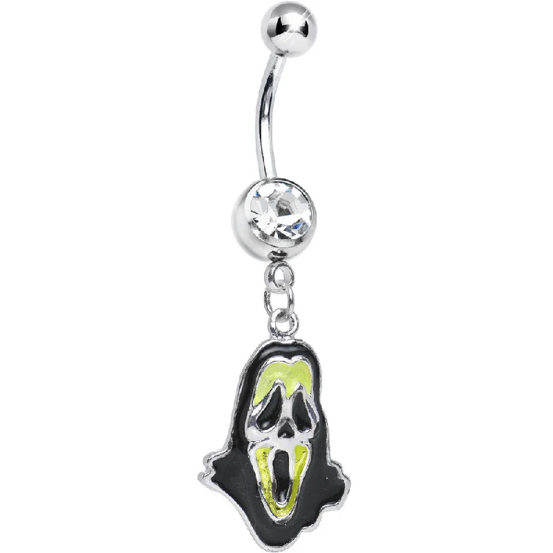 Stylish Belly Rings for Exclusive Appeal -Glow in the Dark Scary Grim Reaper Belly Ring Stylish Belly Rings for Exclusive Appeal -Glow in the Dark Scary Grim Reaper Belly Ring