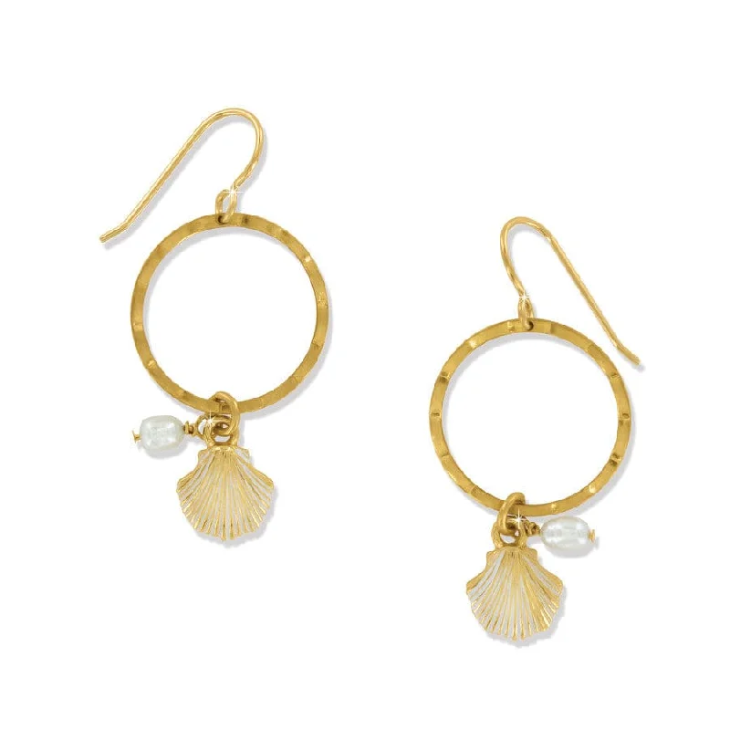 Women's Earrings – Elegant Designs for Every Personality--Sunset Cove Pearl French Wire Earrings