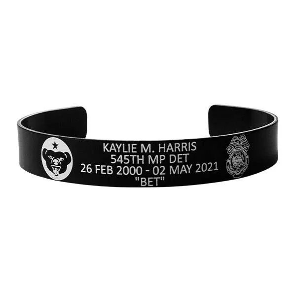 Men's Bracelets with Inspirational Messages-SPC Kaylie Marie Harris Memorial Band – Hosted by the Harris Stickford Family Men's Bracelets with Inspirational Messages-SPC Kaylie Marie Harris Memorial Band – Hosted by the Harris Stickford Family