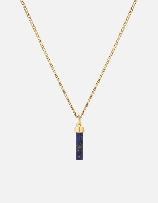 Exclusive Men's Necklaces & Pendants for the Modern Gentleman-Remi Lapis Necklace, Gold Vermeil Exclusive Men's Necklaces & Pendants for the Modern Gentleman-Remi Lapis Necklace, Gold Vermeil