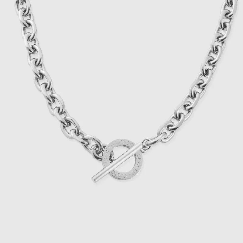 Exclusive Men's Necklaces & Pendants for the Modern Gentleman-Toggle Chain (Silver) Exclusive Men's Necklaces & Pendants for the Modern Gentleman-Toggle Chain (Silver)