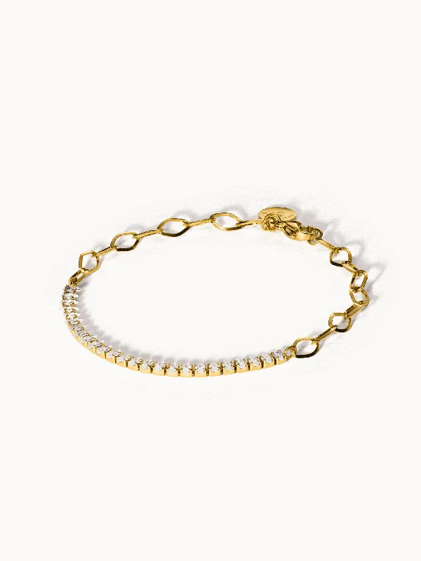 Custom-Engraved Bangles for Women-Mahina Club Brilliant Armband
