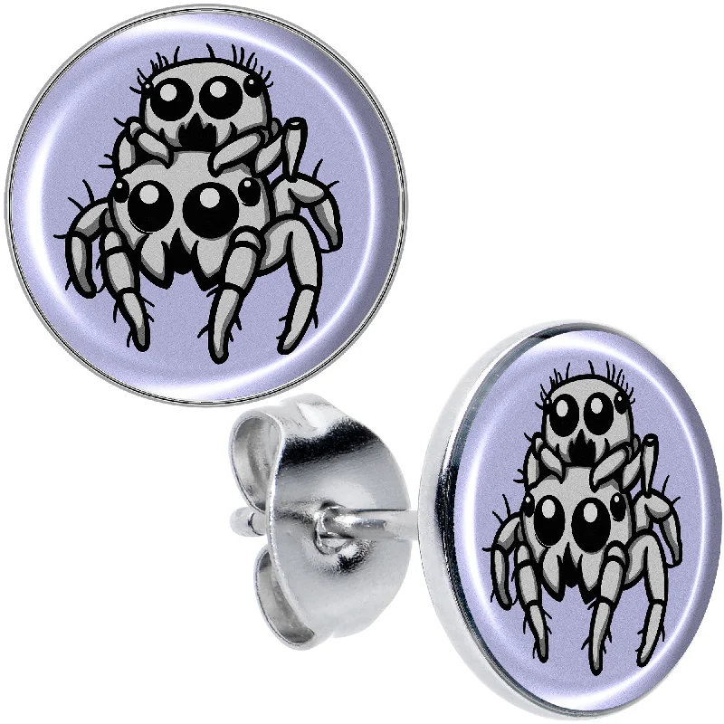 Women's Earrings – Elegant Designs for Every Personality--Leaping Leapfrog Spiders Stud Earrings