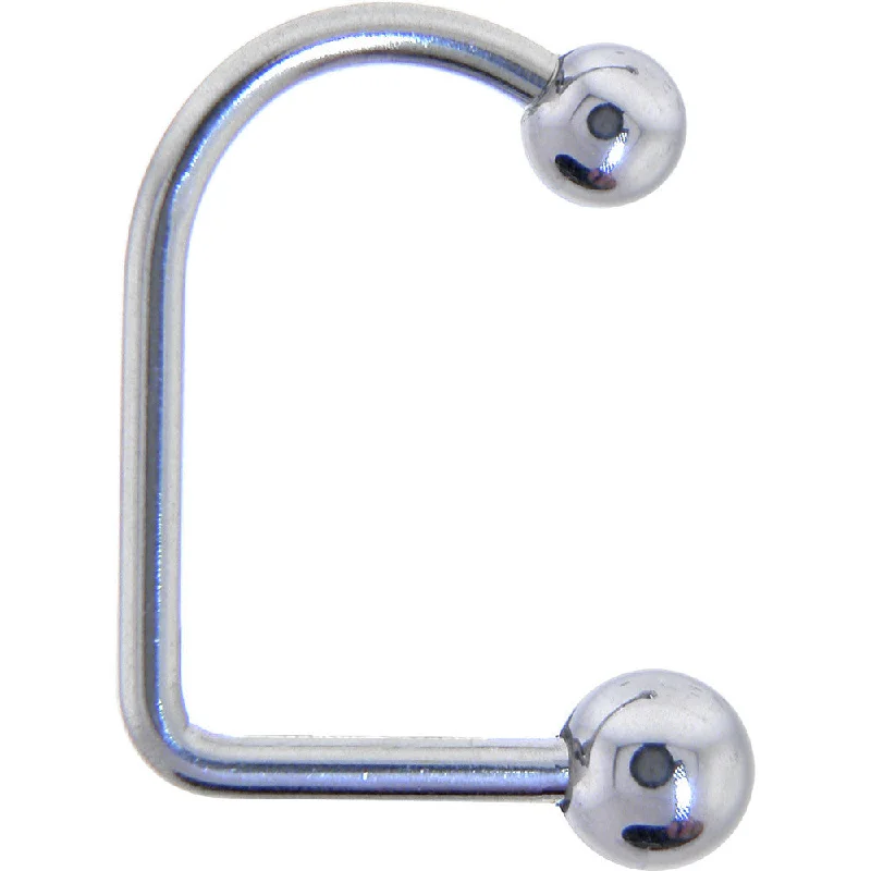 Comfortable Lip Rings with High-Quality Finish14 Gauge Stainless Steel LIPPYLOOP Ball 5mm-4mm Labret Comfortable Lip Rings with High-Quality Finish14 Gauge Stainless Steel LIPPYLOOP Ball 5mm-4mm Labret
