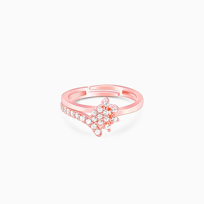 Chic Women's Rings for Fashion-Forward Looks-Rose Gold Whims of Wonder Ring