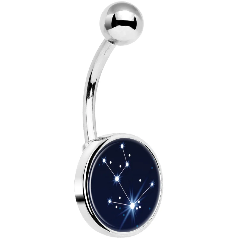 Beautiful Belly Rings for Stunning Effect -Zodiac Constellation Taurus Belly Ring