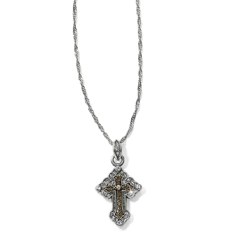 Shop Classic Women's  Necklaces & Pendants with a Modern Twist-Greek Petite Cross Necklace