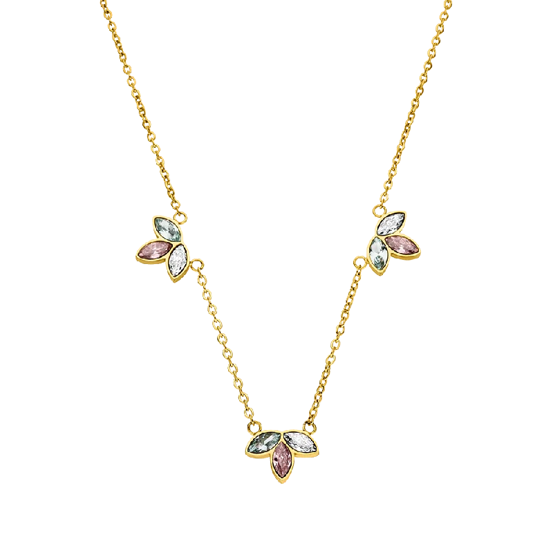 Shop Classic Women's  Necklaces & Pendants with a Modern Twist-Flowery Kette