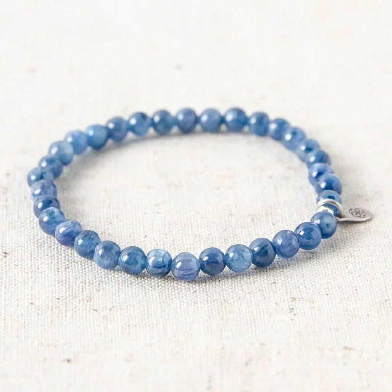 Women's Colored Bangles for Festive Occasions-Kyanite Energy Bracelet