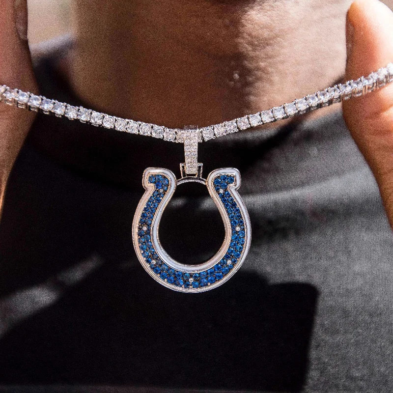 Exclusive Men's Necklaces & Pendants for the Modern Gentleman-Indianapolis Colts Official NFL Pendant Exclusive Men's Necklaces & Pendants for the Modern Gentleman-Indianapolis Colts Official NFL Pendant