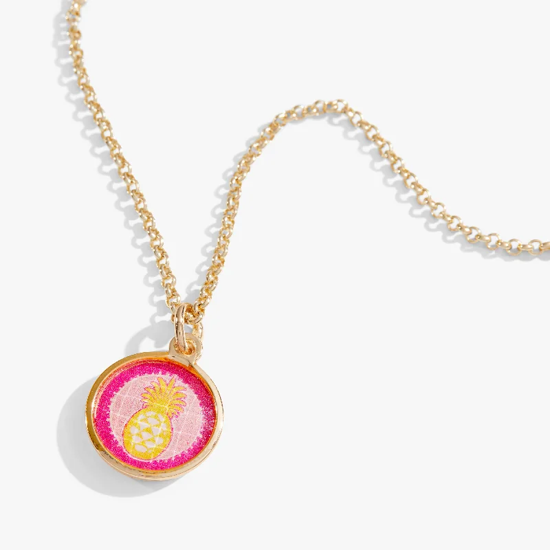 Shop Classic Women's Necklaces & Pendants with a Modern Twist-Crystal Pineapple Necklace, Adjustable Shop Classic Women's Necklaces & Pendants with a Modern Twist-Crystal Pineapple Necklace, Adjustable