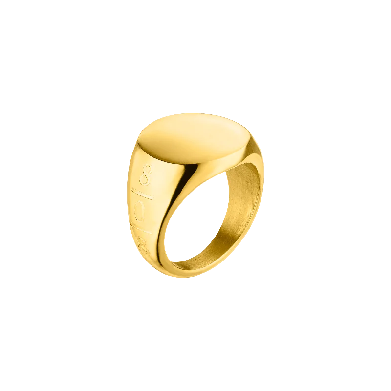Chic Women's Rings for Fashion-Forward Looks-Round Ring