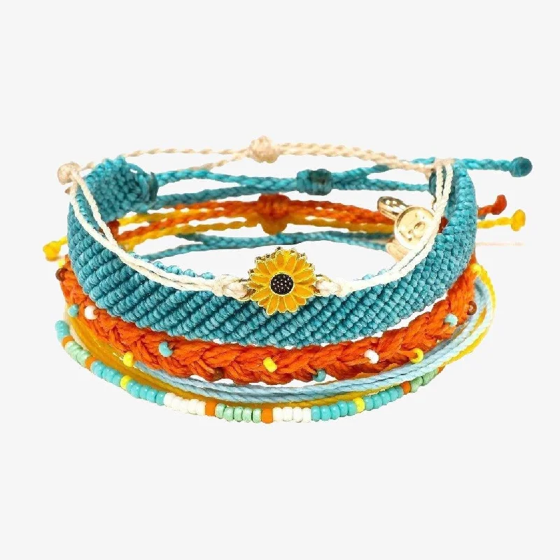 Thin Gemstone Bangles for Women-Dreaming Outloud Pack
