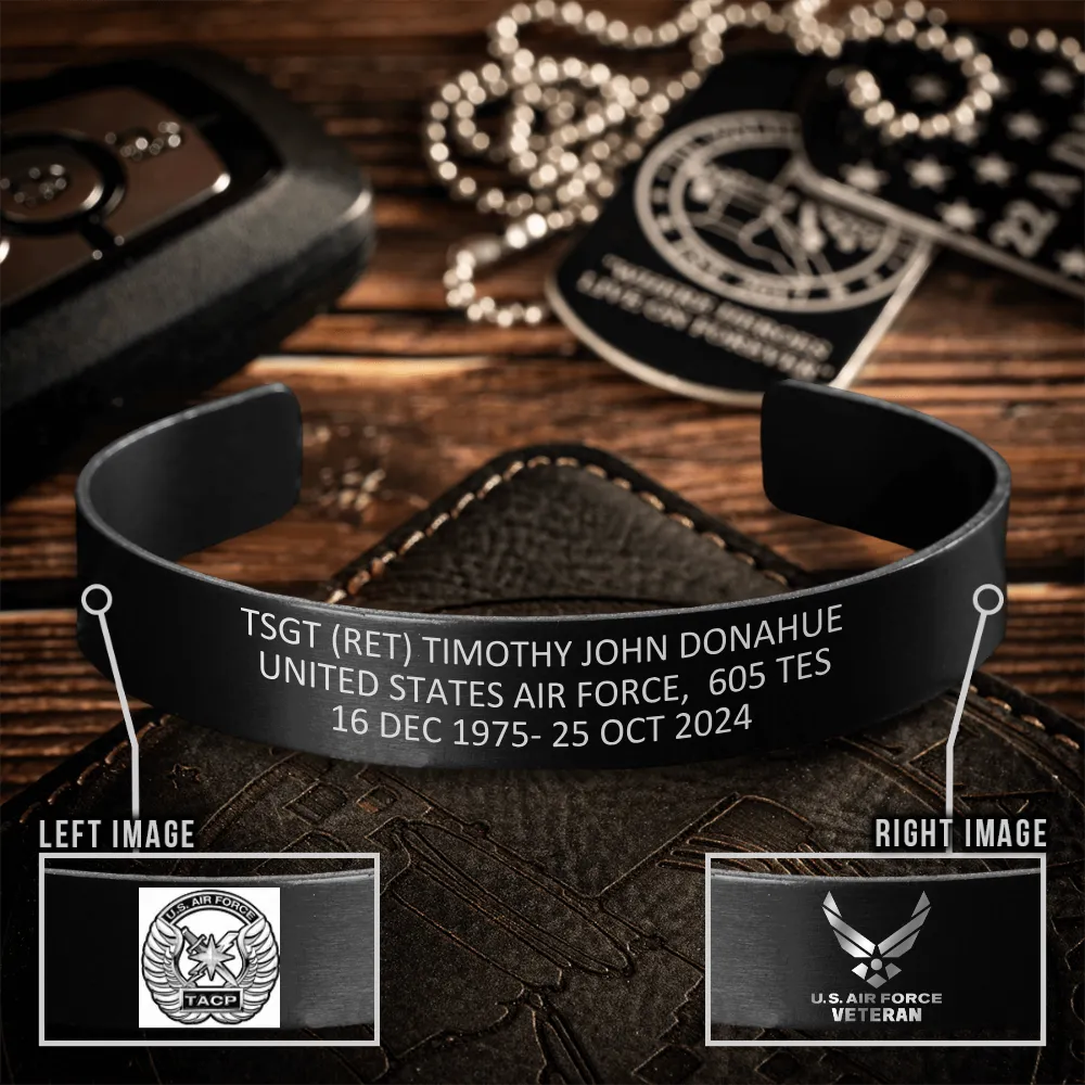 Men's Personalized Cuff Bracelets-Customize Your Bracelet