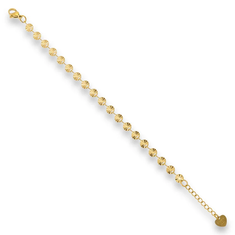 Gold and Silver Bangles for Women-Solar Kiss Bracelet