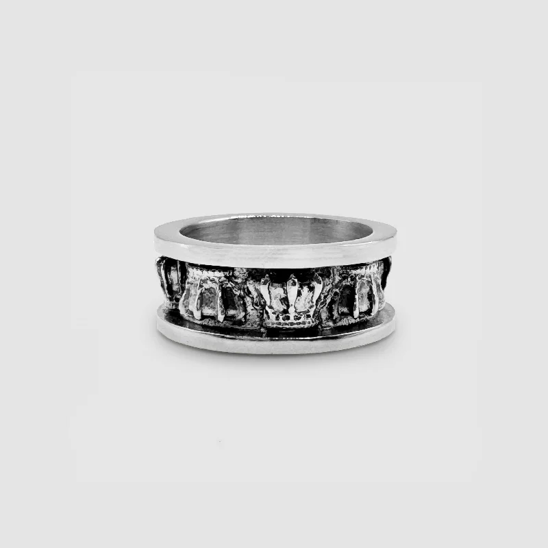 Top Men's Rings – Crafted for Every Style  Crown Band Ring (Silver)