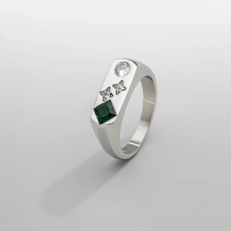 Top Men's Rings – Crafted for Every Style  Vintage Stone Signet Ring (Silver)