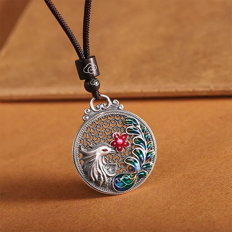 Shop Classic Women's Necklaces & Pendants with a Modern Twist-Buddha Stones 990 Sterling Silver Phoenix Luck Protection Necklace Pendant Shop Classic Women's Necklaces & Pendants with a Modern Twist-Buddha Stones 990 Sterling Silver Phoenix Luck Protection Necklace Pendant