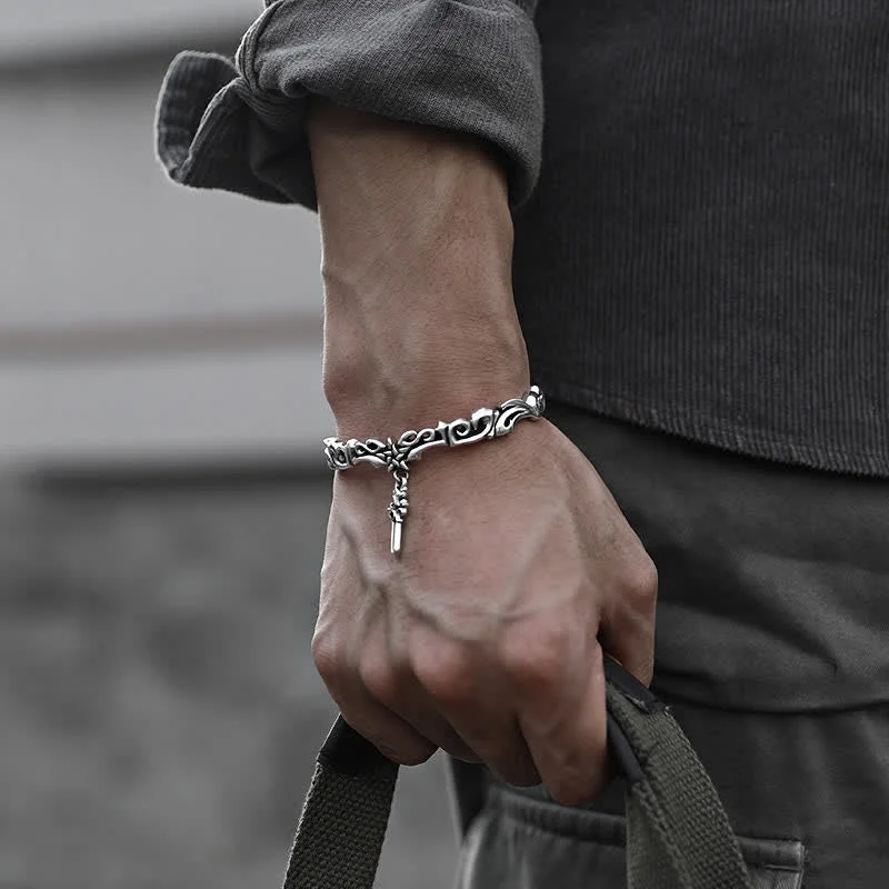 Bracelets for Men with Meaningful Charms-Buddha Stones Viking Style Twisted Braided Pattern Copper Balance Bracelet Bracelets for Men with Meaningful Charms-Buddha Stones Viking Style Twisted Braided Pattern Copper Balance Bracelet
