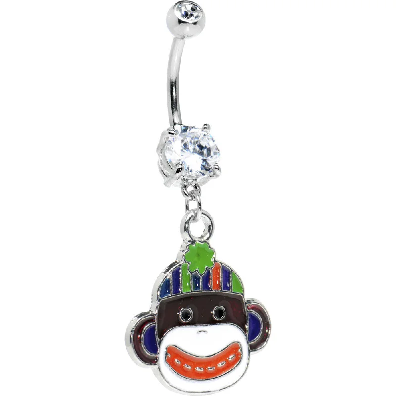 Comfortable Belly Rings for Everyday Style -Monkey Around Belly Ring