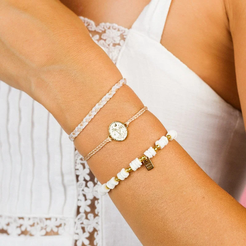 Contemporary Bangles for Women-Puka Paradise Pack