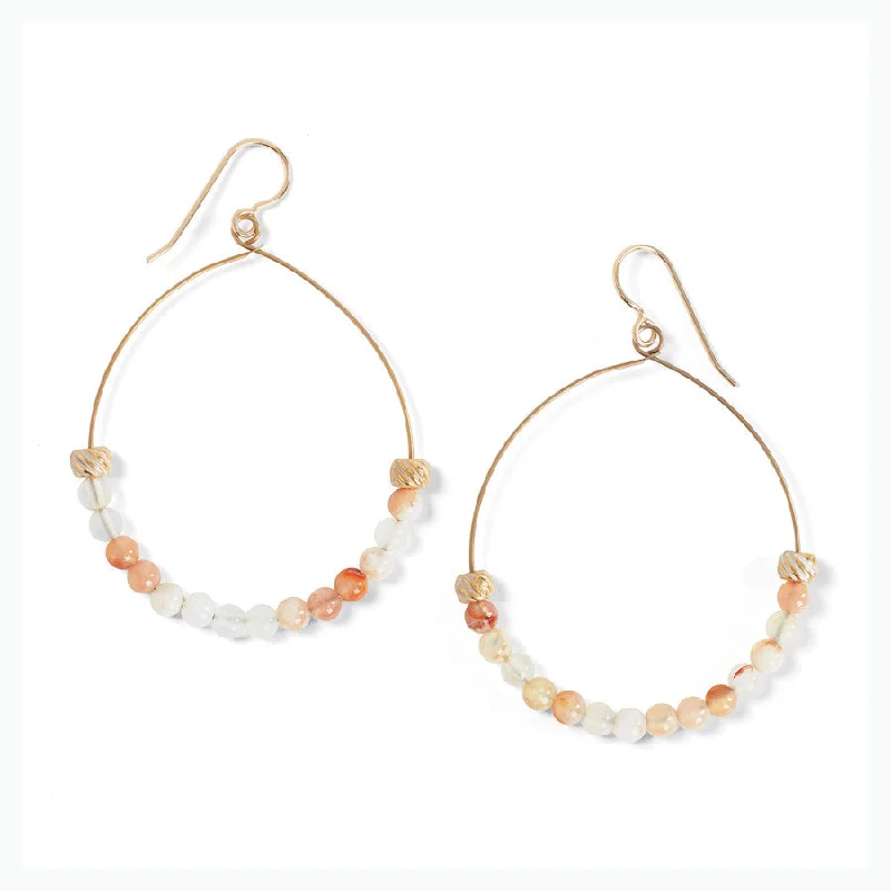 Women's Earrings – Elegant Designs for Every Personality--Sunset Cove Hoop Earrings