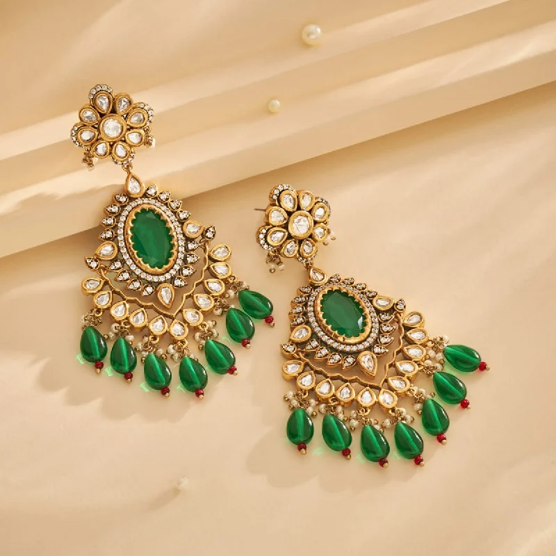 Women's Earrings – Elegant Designs for Every Personality--Kundan Earring 164022