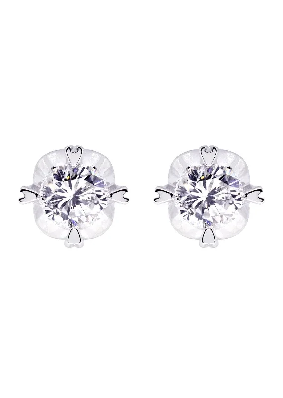 Shop Durable Men's Earrings for Everyday Wear-Diamond Stud Earrings For Men | 14K White Gold | 0.56 Carats Shop Durable Men's Earrings for Everyday Wear-Diamond Stud Earrings For Men | 14K White Gold | 0.56 Carats