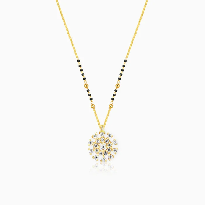 Shop Classic Women's Necklaces & Pendants with a Modern Twist-Golden Kivar Mangalsutra Shop Classic Women's Necklaces & Pendants with a Modern Twist-Golden Kivar Mangalsutra