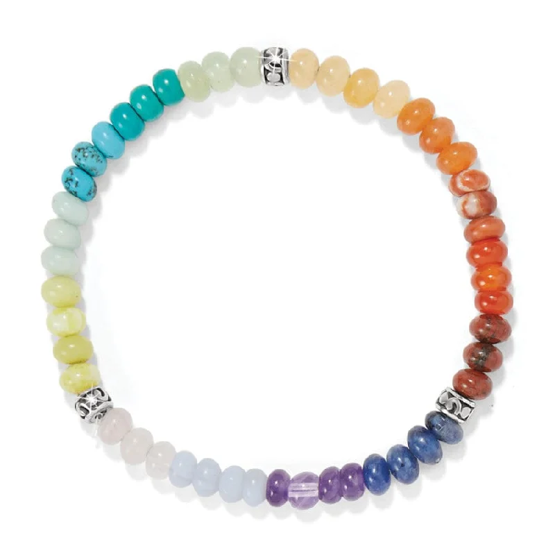 Women's Bangles with Opal Stones-Contempo Ombre Stretch Bracelet