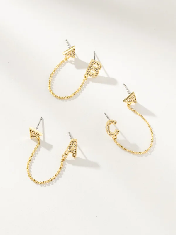 Women's Earrings – Elegant Designs for Every Personality--Initial Ear Climber