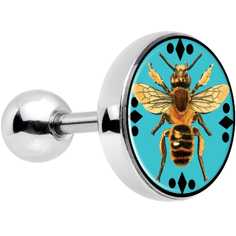 Women's Earrings – Elegant Designs for Every Personality--Buzzing Bumble Bee Tragus Cartilage Earring