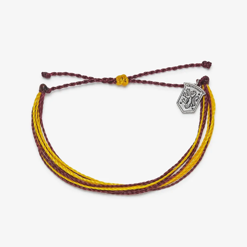 Simple Metal Chain Bracelets for Men-Original Gryffindor™ Charm Bracelet