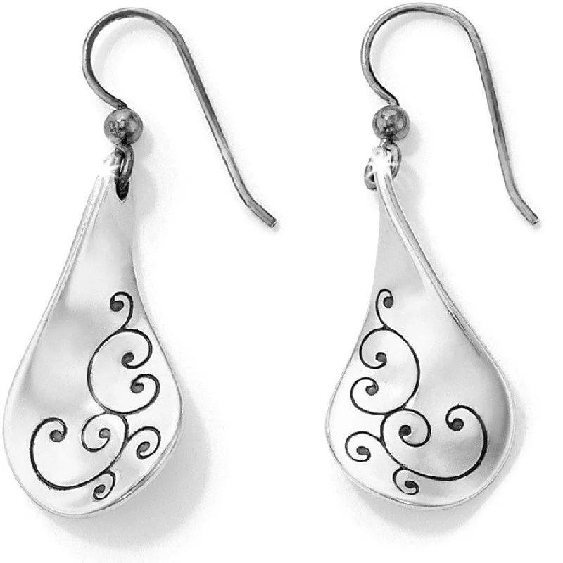 Women's Earrings – Elegant Designs for Every Personality--Twirl French Wire Earrings Women's Earrings – Elegant Designs for Every Personality--Twirl French Wire Earrings