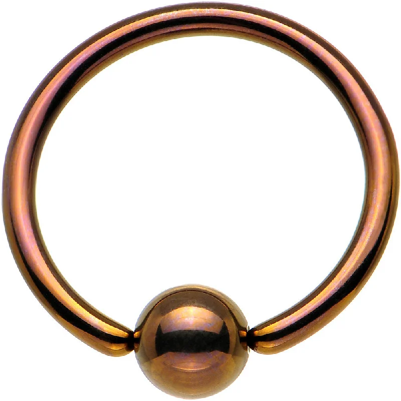 Lip Rings for Subtle yet Bold Fashion14 Gauge 9/16 Diameter Bronze Anodized BCR Captive Ring Lip Rings for Subtle yet Bold Fashion14 Gauge 9/16 Diameter Bronze Anodized BCR Captive Ring
