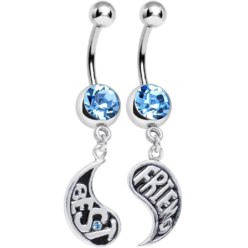 Classic Belly Rings for Elegant Style -Aqua Gem Rainy Day Best Friend Raindrop Dangle Belly Ring Set Classic Belly Rings for Elegant Style -Aqua Gem Rainy Day Best Friend Raindrop Dangle Belly Ring Set
