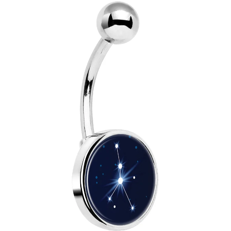 Comfortable Belly Rings for Exclusive Fashion -Zodiac Constellation Cancer Belly Ring Comfortable Belly Rings for Exclusive Fashion -Zodiac Constellation Cancer Belly Ring