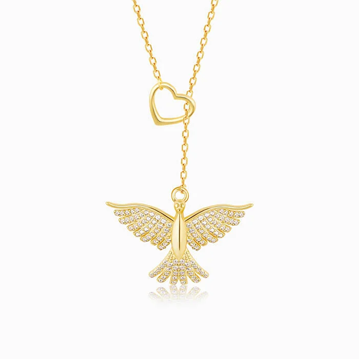 Shop Classic Women's  Necklaces & Pendants with a Modern Twist-Golden Phoenix Necklace