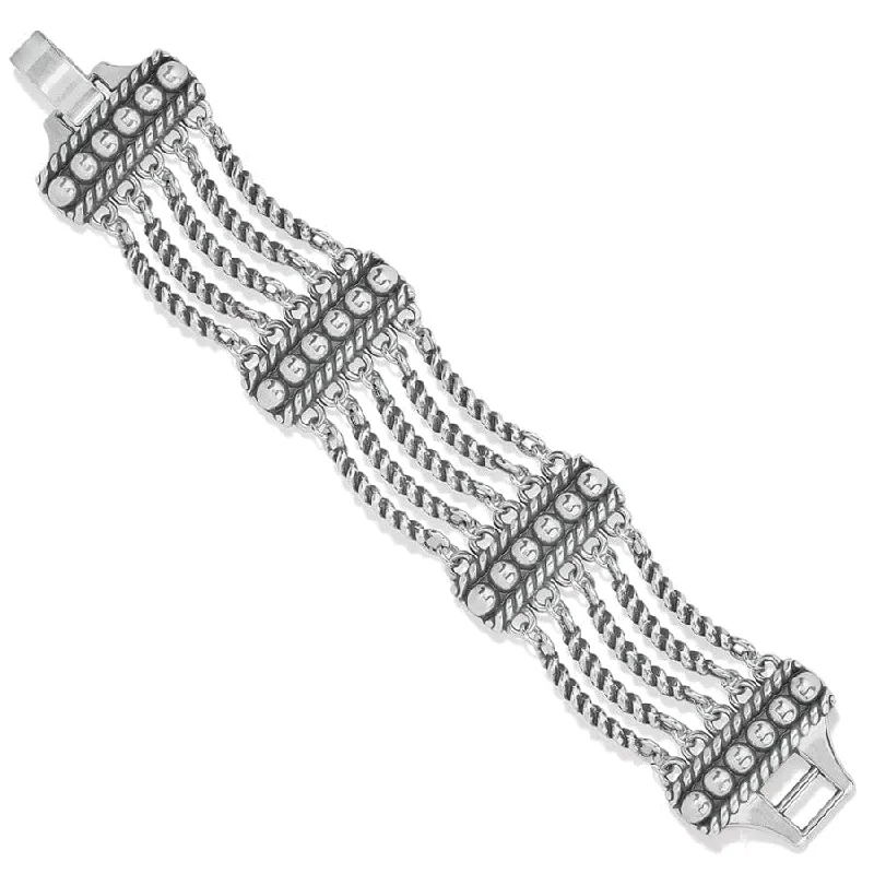 Gold Wedding Bangles for Women-Sonora Multi Row Bracelet
