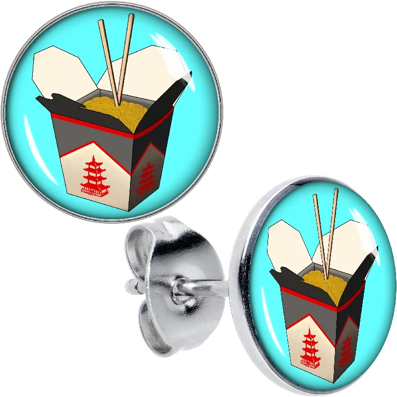 Women's Earrings – Elegant Designs for Every Personality--Chinese Take Out Stud Earrings