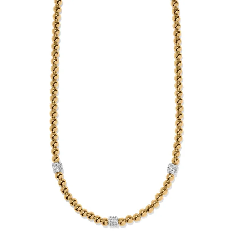 Shop Classic Women's  Necklaces & Pendants with a Modern Twist-Meridian Petite Beads Station Necklace
