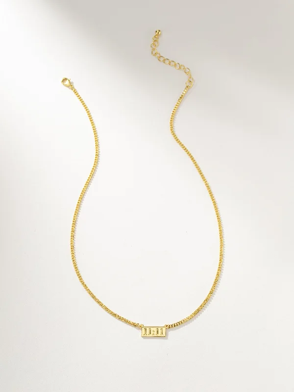 Shop Classic Women's Necklaces & Pendants with a Modern Twist-11:11 Pendant Necklace Shop Classic Women's Necklaces & Pendants with a Modern Twist-11:11 Pendant Necklace
